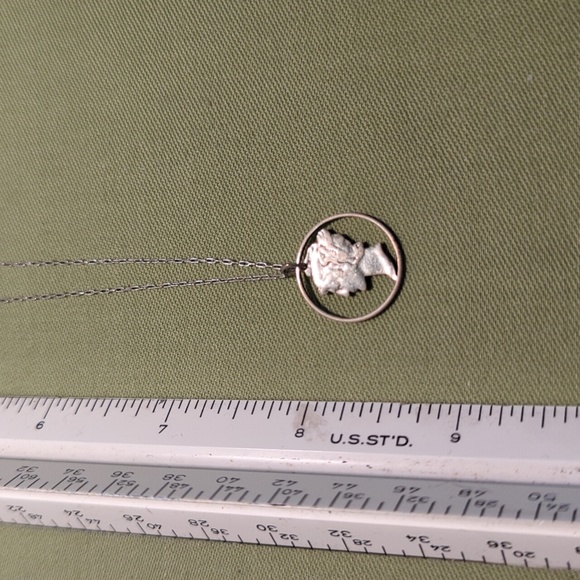 Vintage Mercury Head dime necklace - Picture 4 of 4